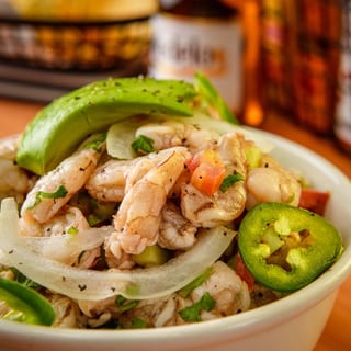 Tostada Camaron Cocido*