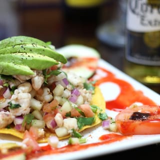 Tostada Ceviche De Pescado